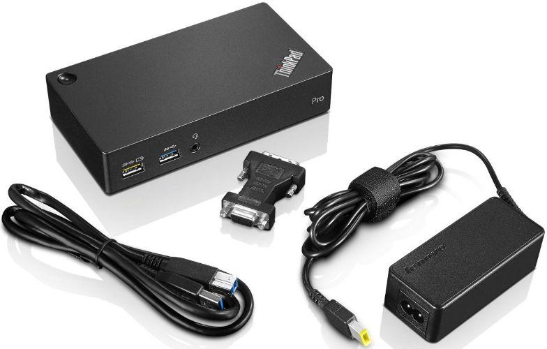 Lenovo  ThinkPad USB 3.0 Pro Dock - Black - Excellent