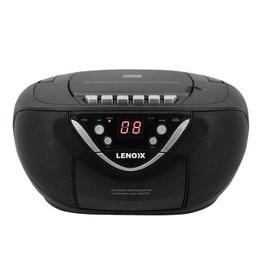 Lenoxx CD815 Portable Boombox Multifunction Radio - Black