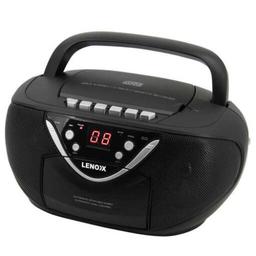 Lenoxx CD815 Portable Boombox Multifunction Radio - Black