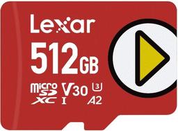 Lexar Play microSDXC UHS-I Card - 512GB - Red