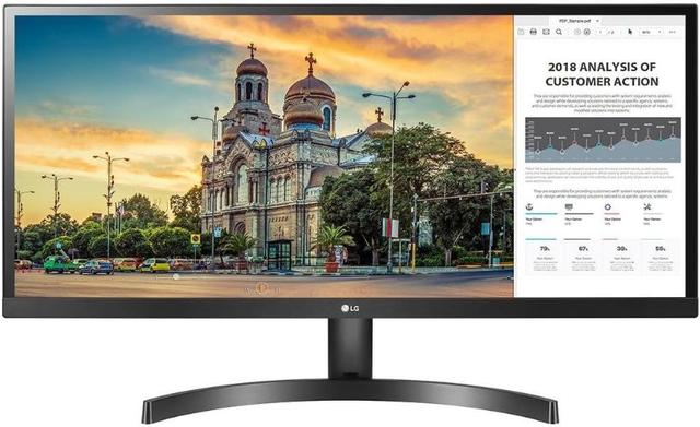 LG 29WK500-P 29" UltraWide FHD Display Monitor in Black in Excellent condition