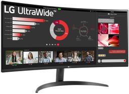 LG 34WR50QK-B Curved UltraWide QHD Monitor 34"