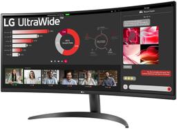 LG 34WR50QK-B Curved UltraWide QHD Monitor 34"