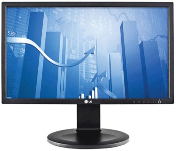 LG E2411PU Monitor 24" - Black - 24 Inch