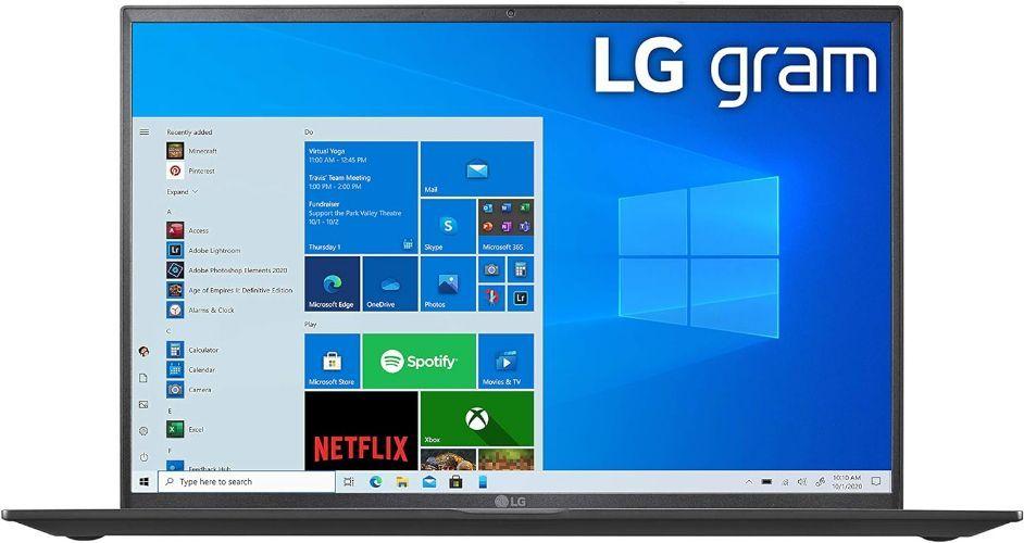LG Gram 16Z90P Ultra-Lightweight Laptop 16" - Intel Core i5-1135G7 2.40GHz - 512GB - Black - 8GB RAM - 16 Inch - Good