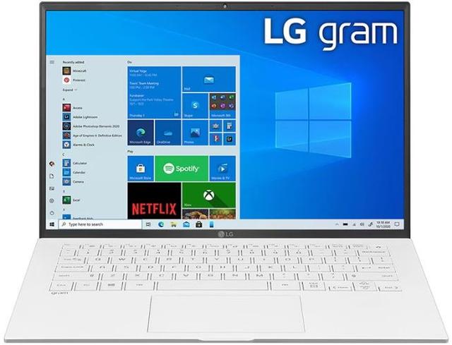 LG Gram 14Z90P Ultra-Lightweight and Slim Laptop 14" Intel 11th Quad-core i5 1135G7 2.4GHz in Snow White in Excellent condition