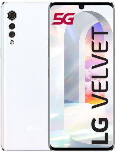 LG Velvet (5G) 128GB in Aurora White in Excellent condition