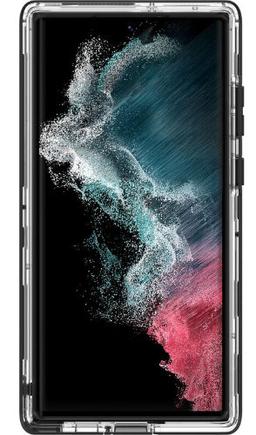 LifeProof Next Phone Case for Galaxy S22 Ultra - Black Crystal (Clear/Black)