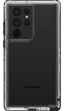 LifeProof Next Phone Case for Galaxy S22 Ultra - Black Crystal (Clear/Black)
