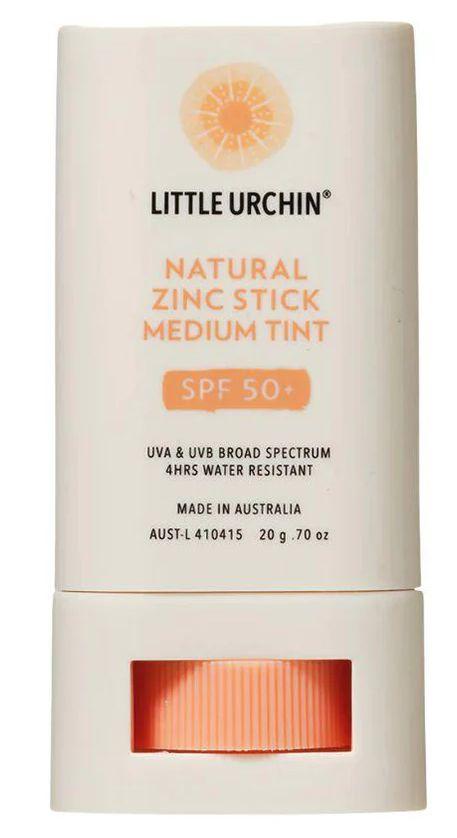 Little Urchin  Tinted Zinc Sunscreen Stick SPF50+  - Medium Tint - Brand New