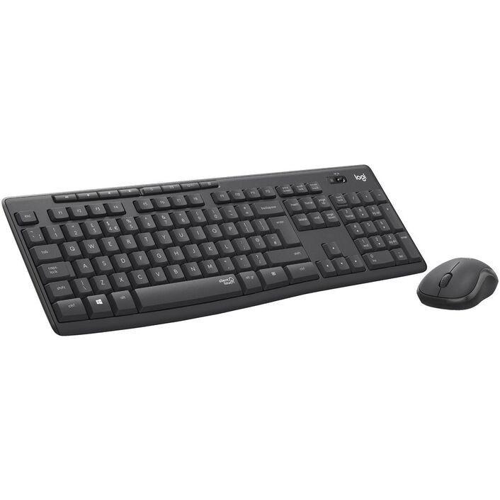 Logitech  MK295 Silent Wireless Keyboard and Mouse Combo - Black - BLACK - Brand New