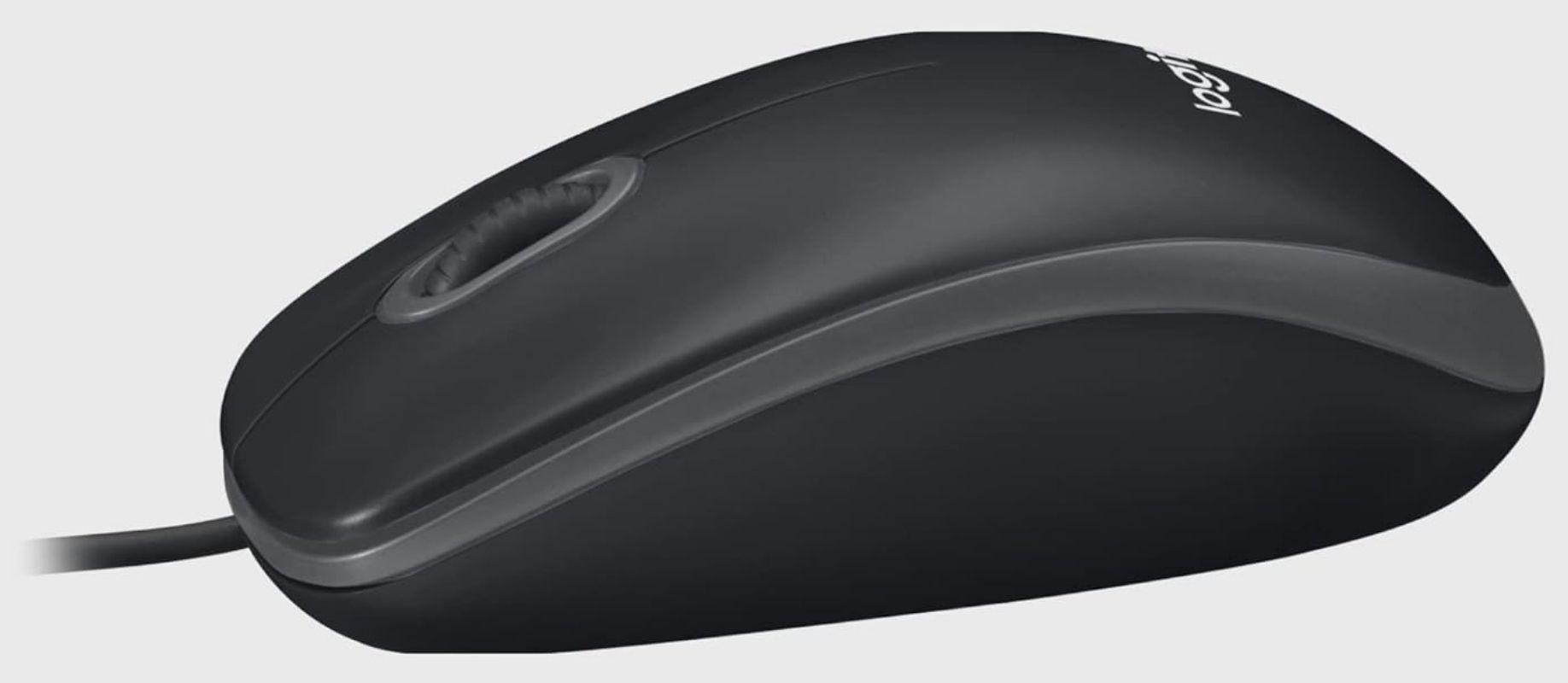 Logitech Logitech 910-001601 M100 USB Optical Wired Mouse - Black