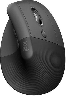 Logitech  Lift Vertical Ergonomic Mouse - Graphite - Premium