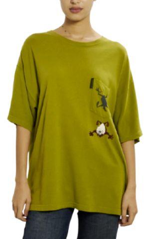 Looney  Tunes 'Taz' Pocket Tee L - Green - Excellent