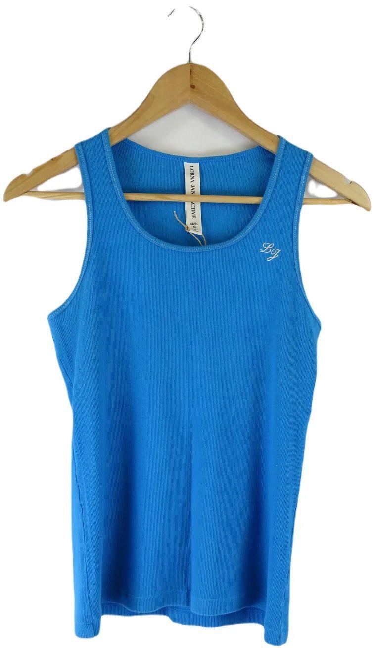 Lorna Jane  Women Sleeveless Top M - Blue - Excellent