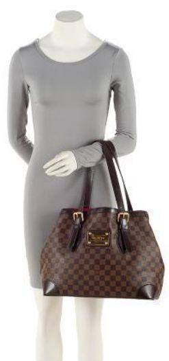 Louis Vuitton Damier Ebene Hampstead MM Tote