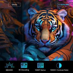 Magcubic HY320 NTV Netflix Android 13 Projector - Black