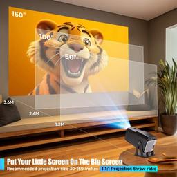 Magcubic HY320 NTV Netflix Android 13 Projector - Black