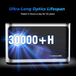 Magcubic HY350 Pro 580 ANSI 4K 1080P WiFi 6 Projector - Gray