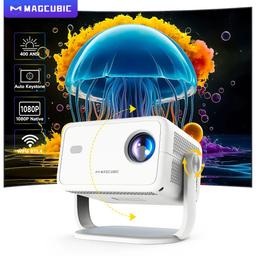 Magcubic L018 650 ANSI Smart Portable Projector - White
