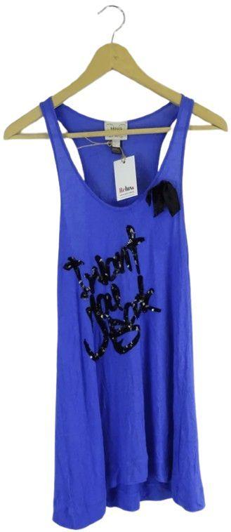 Mango  Woman Singlet M - Blue - Excellent
