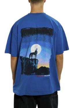 Marlboro Cigarettes Pocket Tee L - Blue