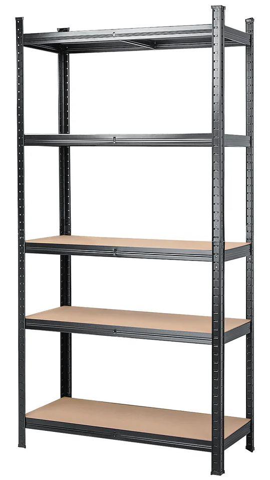 MasterSpec  1.8x0.9m Garage Shelving Warehouse Shelf Rack - Black - Brand New