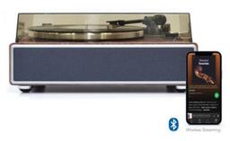 mbeat Hi-Fi Turntable Bluetooth Speaker- MB-PT-38 - Brown