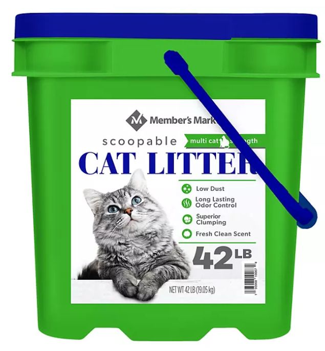 Member's Mark Scoopable Clumping Cat Litter 42lb