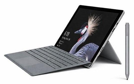 Microsoft Surface Pro 5 with Keyboard and Pen - 256GB - Cellular + WiFi - Intel Core i5-7300U 2.6GHz - 8GB RAM - Silver/Platinum