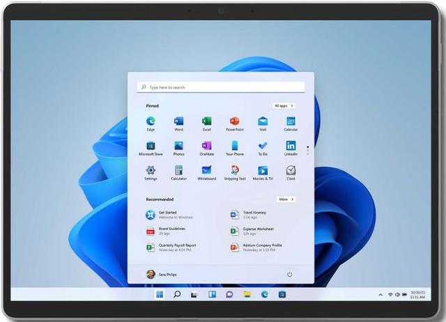 Microsoft Surface Pro 8 in Platinum
