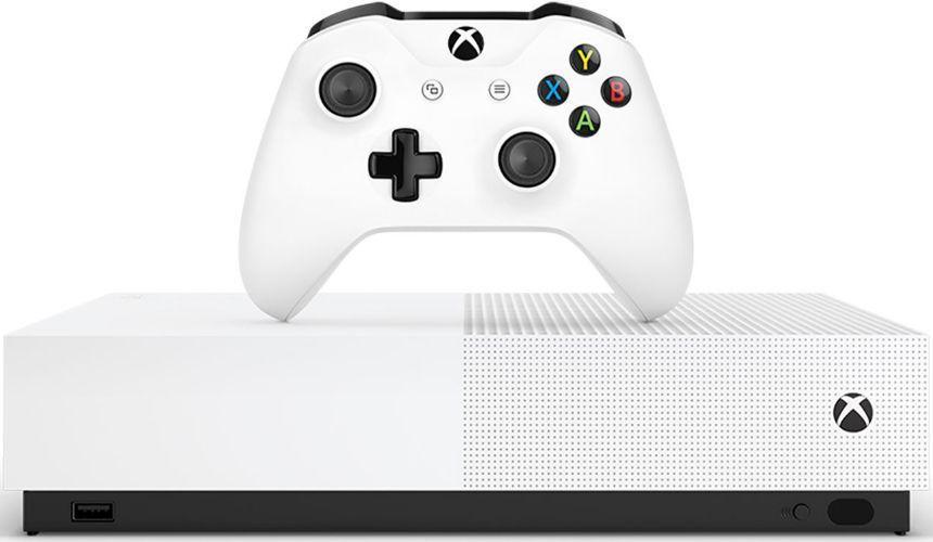 Microsoft  Xbox One S Gaming Console (All-Digital Edition) - 500GB - Robot White - Premium