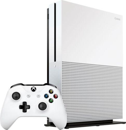 Microsoft Xbox One S Gaming Console (Disc Edition) in Robot White in Good condition