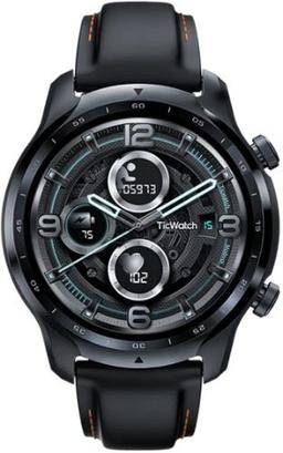 Mobvoi  TicWatch Pro 3 - Shadow Black - Stainless Steel - Black - Solid Silicone - Excellent