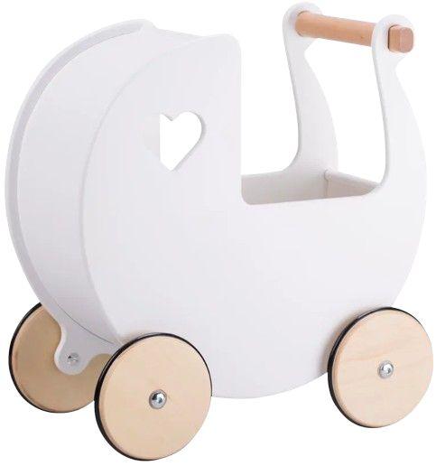 Moover  Classic Dolls Pram - White - Over Stock