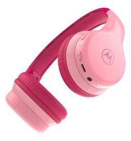 Motorola Moto JR300 Kids Wireless Headphones - Pink