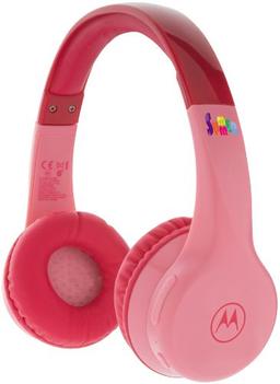 Motorola Moto JR300 Kids Wireless Headphones - Pink