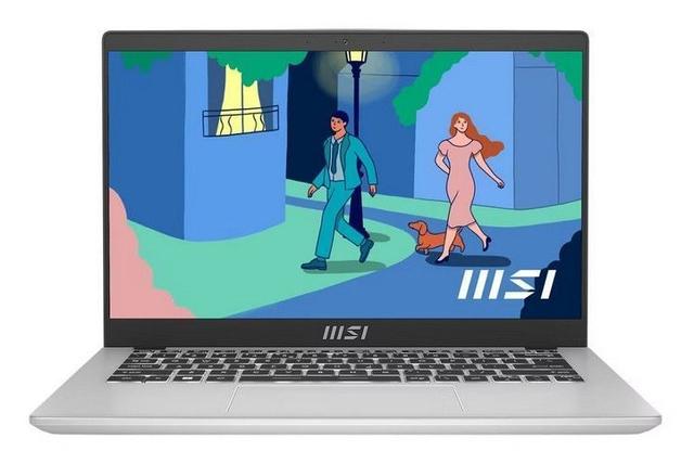 MSI Modern 14 C12M Laptop 14" Intel Core i7-1255U 3.5GHz in Urban Silver