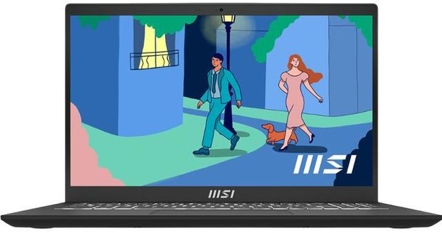 MSI Modern 15 B12M Laptop 15.6" Intel Core i7-1255U 3.5GHz in Classic Black
