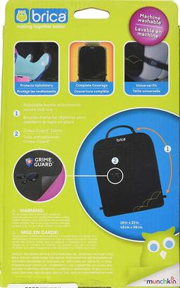 Munchkin Brica Deluxe Kick Mat 1 Pack - Black