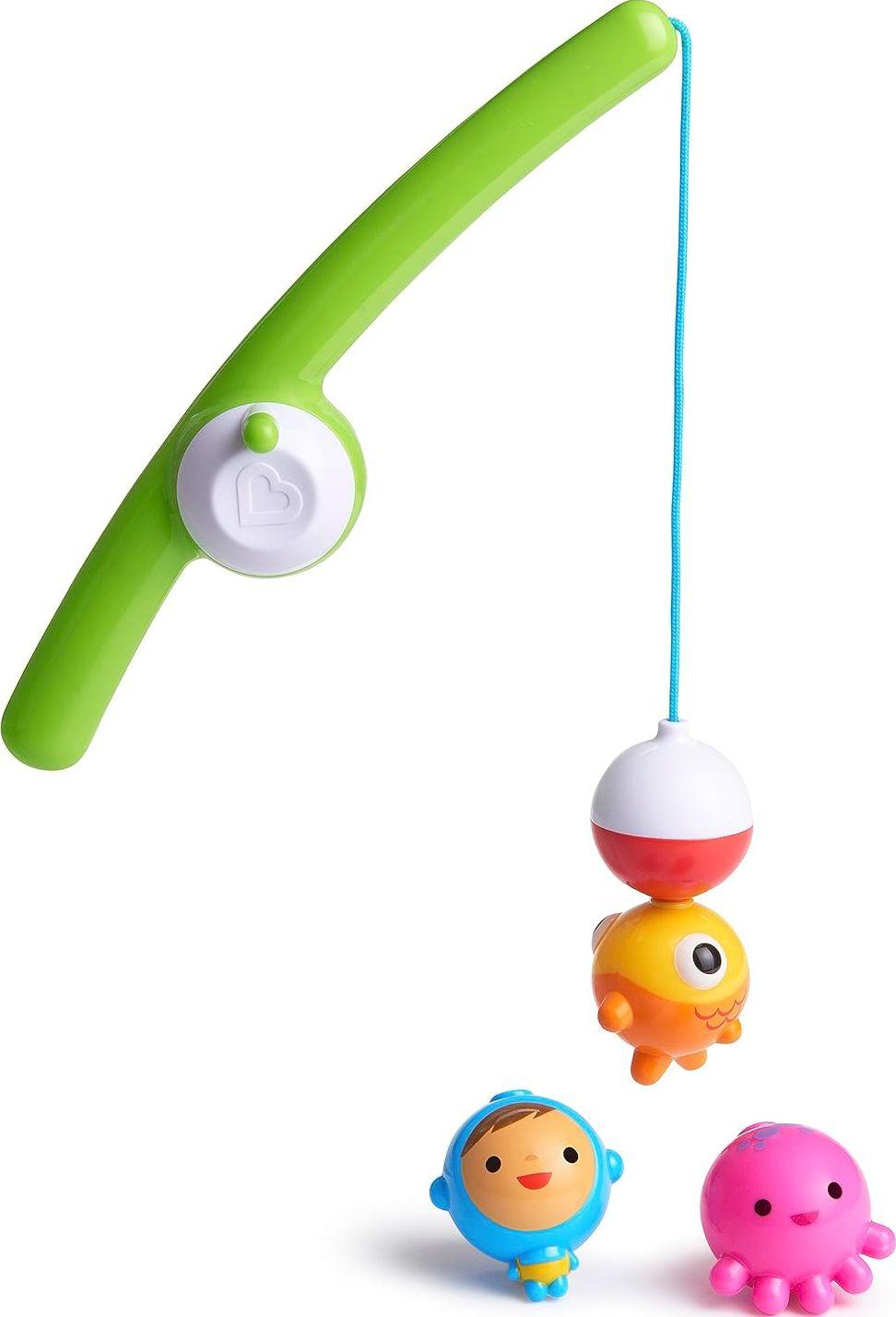 Munchkin  Fishin’ Magnetic Bath Toy - Green - Brand New