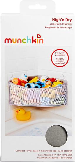Munchkin High N' Dry Bath Organizer - Grey