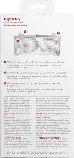 Munchkin High N' Dry Bath Organizer - Grey