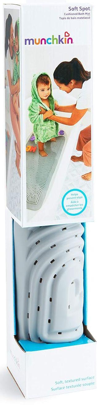Munchkin Soft Spot Cushioned Bath Mat - Grey