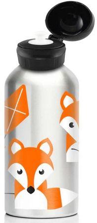 My Family Kids Brand My Family 400ml Stainless Steel Drink Bottle - Foxy - Brand New