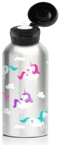 My Family Kids Brand My Family 400ml Stainless Steel Drink Bottle - Unicorn - Brand New