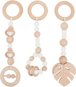 My Little Giggles Deluxe Play Toys Set (3 Piece) - Natural/White