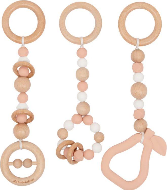 My Little Giggles  Deluxe Play Toys Set (3 Piece) - Peachy/White - Over Stock