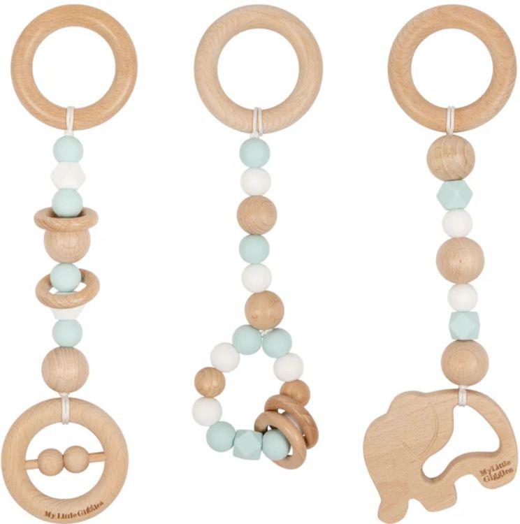 My Little Giggles  Deluxe Play Toys Set (3 Piece) - Seagrass/White - Over Stock