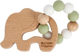 My Little Giggles Elwood Elephant Ring Teether - Brand New - Lint